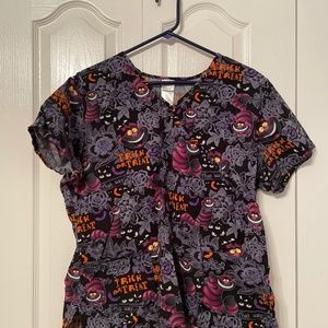 Disney Halloween scrub top